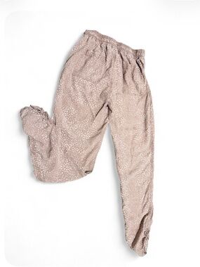 Thread & Supply Dusty Rose Animal Print Trousers